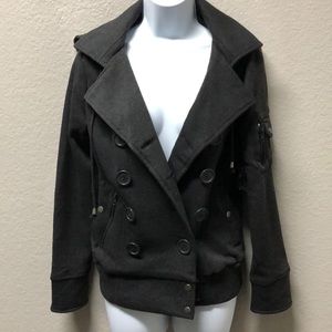 Lightweight Charcoal Hoodie Moto Jack